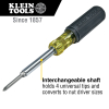 32559 Multi-Bit Screwdriver/Nut Driver, 6-in-1, Extended Reach, Ph, Sl Image 1
