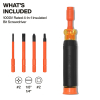 32604INS 4-in-1 Insulated Auto-Lock Screwdriver Image 1