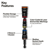 32910 7-in-1 Impact Rated Flip Socket Set with Handle Image 2
