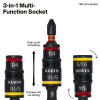 32910 7-in-1 Impact Rated Flip Socket Set with Handle Image 3