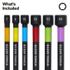 32930M Magnetic Color-Coded Power Nut Setters, Metric, 6-Piece Image 1