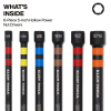 32940 Magnetic Hollow Color-Coded Power Nut Drivers Set, 6-Piece Image 1