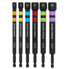 32940M Hollow Magnetic Color-Coded Power Nut Drivers, Metric, 6-Piece Image