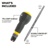32960A Fastbit Tru-Grip Screwdriver, Phillips, Slotted Bits Image 1