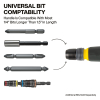 32960A Fastbit Tru-Grip Screwdriver, Phillips, Slotted Bits Image 3