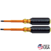 33532INS Screwdriver Set, 1000V Insulated Slotted and Phillips, 2-Piece - Image