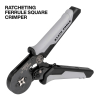 34060 Ratcheting Ferrule Square Crimper Set Image 7