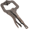 38662 C-Clamp Locking Pliers with Swivel Jaws Set, 6- and 11-Inch, 2-Piece Image 3