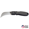 44005 Lockback Knife, 2-5/8-Inch Hawkbill Blade, Black Handle - Image