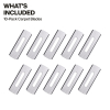 44128 Round-Corner Carpet Utility Blades, 10-Pack Image 1