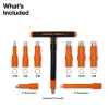 47120INS Insulated T-Handle and Hex Bit Set, 9-Piece Image 1