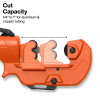 50077 1-Inch Quick-Adjust Screw-Feed Tubing Cutter Image 3