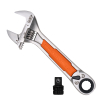 5076RT Llave ajustable KNECT™ de 15,2 cm con matraca con salida directa Image
