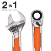 5076RTK KNECT™ 6-Inch Adjustable Wrench with Pass-Through Ratchet Set, 10-Piece Image 2