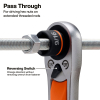 5076RTK KNECT™ 6-Inch Adjustable Wrench with Pass-Through Ratchet Set, 10-Piece Image 5