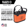 5144HBS Hard-Body Bucket, 15-Pocket Oval Bucket, Orange/Black Image 1