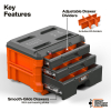 54723MB MODbox™ Multi-Depth Three-Drawer Toolbox Image 1