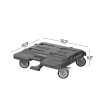 54828MB MODbox™ 4-Wheel Caster Dolly with Interlocking Design Image 8