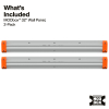 54854MB MODbox™ Wall System, 32-Inch Panel, 2-Pack Image 1