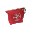 5539RED Zipper Bag, Canvas Tool Pouch, 10-Inch, Red Image
