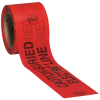 58002 Caution Tape, Barricade, CAUTION-BURIED ELECTRIC LINE, Red, 200-Foot - Image