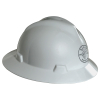 60031 V-Gard® Hard Hat with Klein Lineman Logo, White - Image
