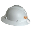 60034 V-Gard® Hard Hat, White, with Klein Tools Logo - Image