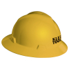 60035 V-Gard® Hard Hat, Yellow, with Klein Tools Logo - Image