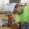 60105 Hard Hat, Vented, Cap Style, White Image 6