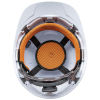 60107RL Hard Hat, Non-Vented, Cap Style with Rechargeable Headlamp, White Image 6