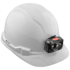 60107RL Hard Hat, Non-Vented, Cap Style with Rechargeable Headlamp, White Image 5