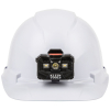 60107RL Hard Hat, Non-Vented, Cap Style with Rechargeable Headlamp, White Image 8