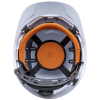 60113RL Hard Hat, Vented, Cap Style with Rechargeable Headlamp, White Image 6