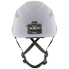 60150 Safety Helmet, Vented-Class C, with Rechargeable Headlamp, White Image 8