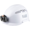 60150 Safety Helmet, Vented-Class C, with Rechargeable Headlamp, White Image 6