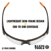 60173 PRO Safety Glasses-Semi-Frame, Combo Pack Image 3