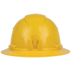 60262 Hard Hat, Vented, Full Brim Style, Yellow Image 7