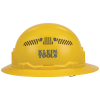 60262 Hard Hat, Vented, Full Brim Style, Yellow Image 9