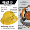 60262 Hard Hat, Vented, Full Brim Style, Yellow Image 1