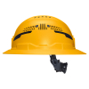 60262T2 Class C Type-2 Hard Hat, Vented Full Brim with Strap, Yellow Image 11