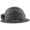 60346 Hard Hat, Premium KARBN™ Pattern, Non-Vented Full Brim, Class E, Lamp Image 9