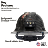 60346FS Hard Hat, Freedom Series KARBN™ Pattern, Non-Vented Full Brim, Class E Image 1