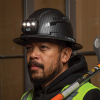 60346 Hard Hat, Premium KARBN™ Pattern, Non-Vented Full Brim, Class E, Lamp Image 13