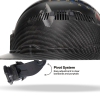 60347FS Hard Hat, Freedom Series KARBN™ Pattern, Vented Full Brim, Class C Image 4