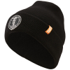 60388 Heavy Knit Hat, Black, Vintage Patch Logo Image
