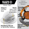 60401 Hard Hat, Vented, Full Brim Style, White Image 1