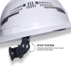 60401T2 Class C Type-2 Hard Hat, Vented Full Brim with Chin Strap, White Image 3