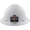 60406RL Hard Hat, Non-Vented, Full Brim with Rechargeable Headlamp, White Image 10