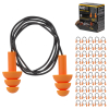 6050350 Corded Earplugs, 50-Pair Dispenser Pack - Image