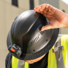 60512 Klein Carbon Fiber Full Brim Hard Hat with Headlamp, Titan Image 11